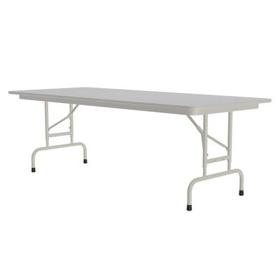 Correll CFA3060PX-15 60" Rectangular Folding Table w/ Gray Granite Top, 32"H