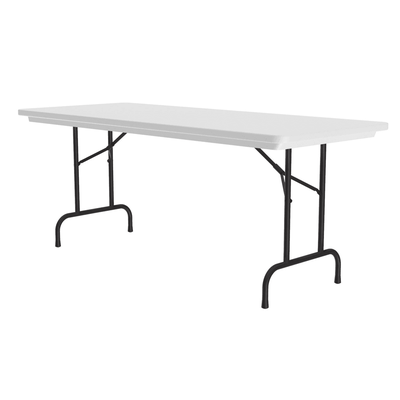 Correll R3072-23 72" R-Series Rectangular Folding Table w/ Gray Granite Plastic Top, 29"H