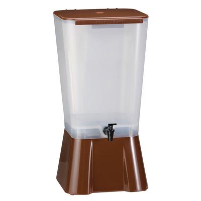 Tablecraft 1054 5 gal Beverage Dispenser - Plastic Container, Brown Base