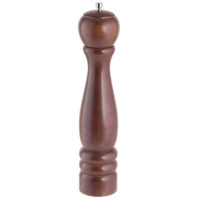 Tablecraft PM1912 12 1/2"H Pepper Mill - Wood, Mahogany, Brown
