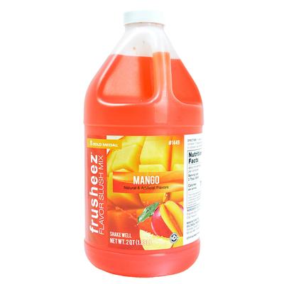 Gold Medal 1449 Mango Frusheez Mix, Concentrate, (6) 1/2 gal Jugs