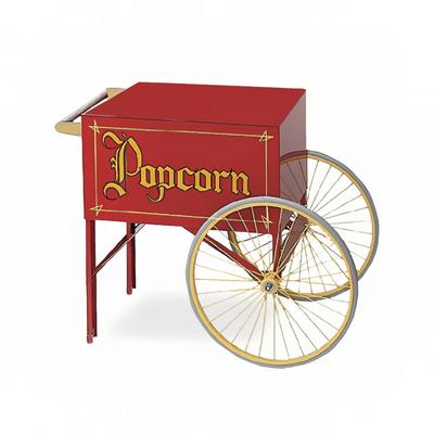 Gold Medal 2015 Popcorn Wagon w/ 2 Spoke Wheels, Red, 20" x 28"
