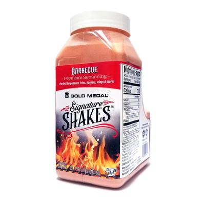 Gold Medal 2352S (4) 18 oz Jars Barbecue Flavor Signature Shakes Flavoring Mix
