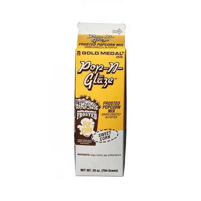 Gold Medal 2538 Sweet Frosted Popcorn Mix w/ (12) 28 oz Cartons