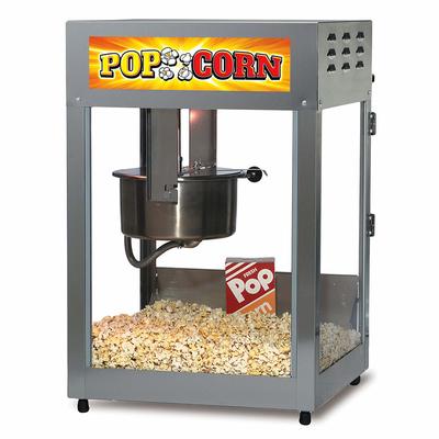 Gold Medal 2552-00-001 Popcorn Machine, 12/14 oz EZ Kleen Kettle, Stainless Steel Cabinet, 120v