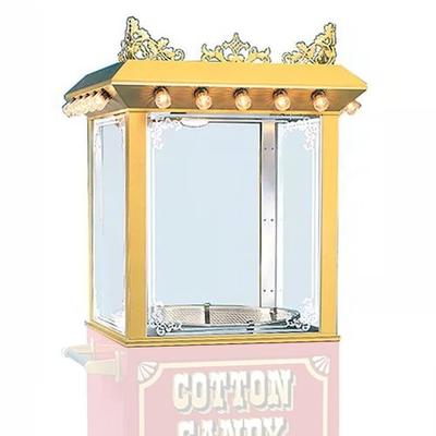 Gold Medal 3119-00-100 Antique Unifloss Top Cotton Candy Machine Frame w/ Etched Glass
