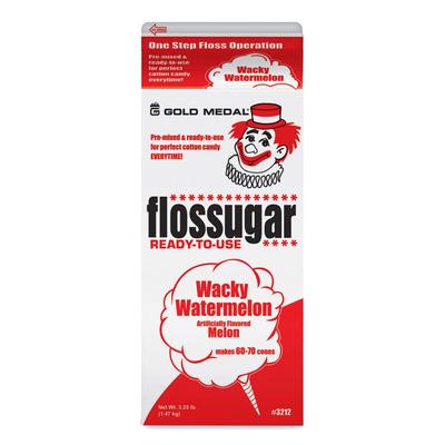 Gold Medal 3212 1/2 gal Wacky Watermelon (Watermelon) Cotton Candy Flossugar