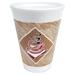 Gold Medal 7038 12 oz Insulated Disposable Coffee Cups, 1, 000/Case, Brown