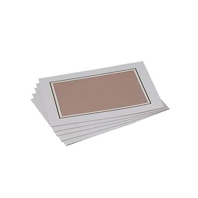 Gold Medal 7738 Card Frames, 2 Bundles of 100/Case, White
