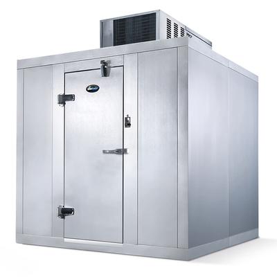 Amerikooler QF081077**FBSM 8' x 10' Indoor Walk-In Freezer w/ Top-Mounted Compressor - Floor, 208/230 V