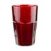 GET 9910-1-R 10 oz Red Plastic Double Rocks Tumbler