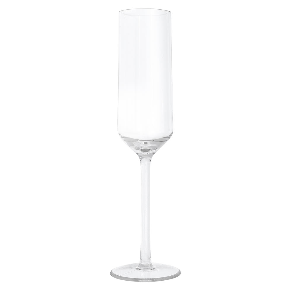 GET SW-1462-CL 6 oz Champagne Flute Glass, Plastic, Clear, 2 Dozen