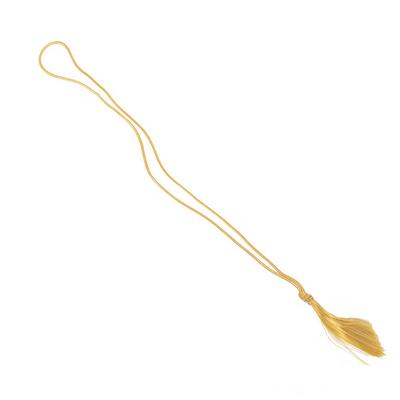 Risch 13" GOLD TASSEL 13" Elastic Loop w/ Rayon Tassel, Gold