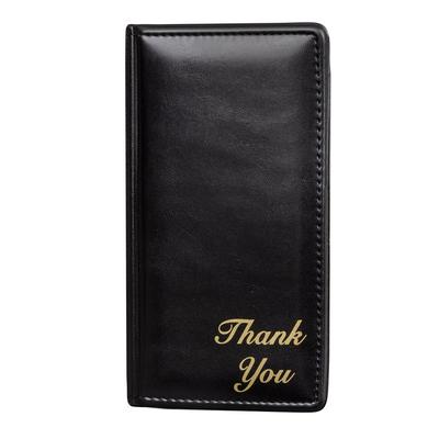 Risch 5000PBLACKTHANKYOU Double-Panel Guest Check Holder - 5