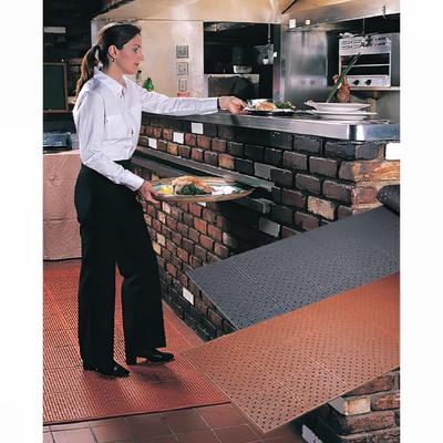 Cactus Mat 1640R-R364 Revers-A-Mat Safety Runner - 3' x 64', Rubber, Red, 3/8" Thick