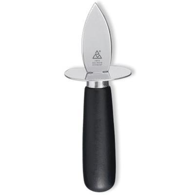 Louis Tellier 542010602 Oyster Knife w/ Round Black Handle - French Style