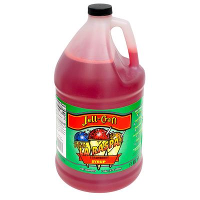 Jell-Craft 10181 1 gal Strawberry Snowcone Syrup