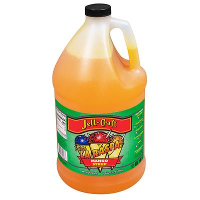 Jell-Craft 10187 1 gal Mango Snow Cone Syrup