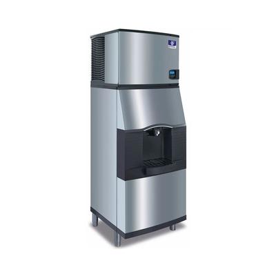 Manitowoc IYT0300W/SFA292 310 lb Half Cube Commercial Ice Machine w/ Ice Dispenser - 180 lb Storage, Bucket Fill, 115v, 310-lb Production, 180-lb Storage, Stainless Steel