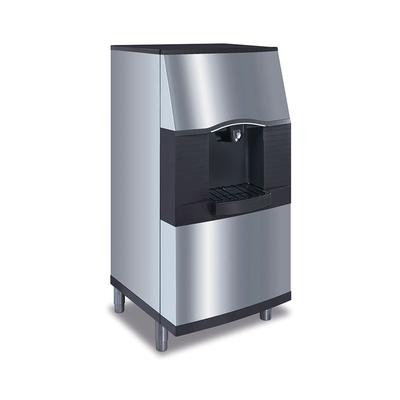 Manitowoc SPA312 Floor Model Cube Ice Dispenser for Commercial Ice Machines - 180 lb Storage, Bucket Fill, 115v, Stainless Steel | Manitowoc Ice