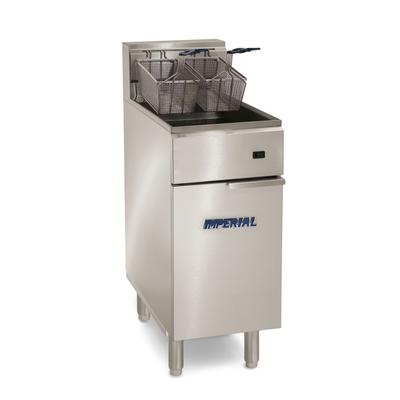 Imperial IFS-50-E 240/3 Commercial Electric Fryer - 50 lb Vat, Floor Model, 240v/3ph, Stainless Steel