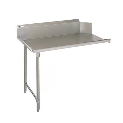 John Boos JDTC-20-72L 72" Clean Dishtable w/ 16 ga Stainless Steel Legs, L to R, Stainless Steel, Freestanding