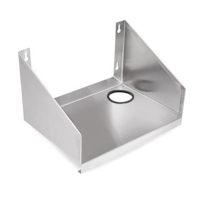 John Boos UBBSS-12-X Bolt On Blender Station Shelf - 12"W x 8 1/2"D x 7"H, Stainless Steel