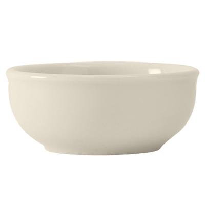 Tuxton BEB-050E 5 oz Sauce/Salsa Dish - Ceramic, American White, White