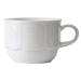 Tuxton CHF-060 6 oz Chicago Cup - China, Porcelain White, 3 Dozen