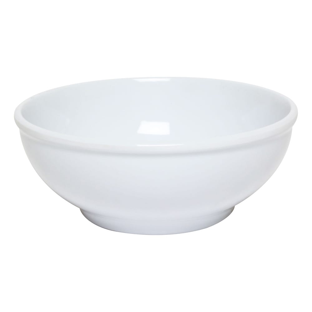 Thunder Group PH5007TW 38 oz Round Melamine Noodle Bowl, Imperial White, 1 Dozen