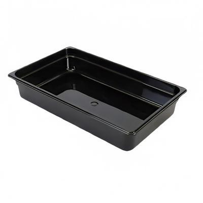 Thunder Group PLPA8004BK 4"D Full Size Food Pan, Black