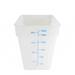 Thunder Group PLSFT022TL 22 qt Square Food Storage Container - Polypropylene, Translucent, White