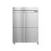 Hoshizaki R2A-HS Steelheart Series Steelheart 55" 2 Section Reach In Refrigerator, (4) Left/Right Hinge Solid Doors, 115v, Top Mount, Silver