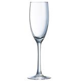 Chef & Sommelier 48024 6 oz Cabernet Champagne Flute Glass, Lead-Free Crystal, Clear