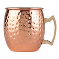 Arcoroc FK368 16 oz Moscow Mule Cup - Stainless Steel/Hammered Copper Finish