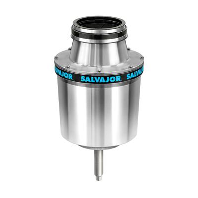 Salvajor 300-SA-MSS Disposer Package, Sink/Trough Mount, 3 HP, 208v/3ph, Chrome