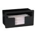 Dispense-Rite FMTS-1BT 1 Compartment Straw Holder - 11 5/8" x 5 1/2" x 6 1/4", Black, Polystyrene