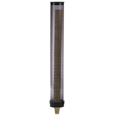 Dispense-Rite GFCD-2 Mounted Ice Cream Cone Dispenser - Plastic, Semi-transparent, Gravity Fed, Semi-transparent