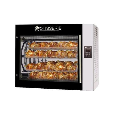 Rotisol USA SC8.720 Electric 8 Basket Commercial Rotisserie Oven w/ 40 Bird Capacity, 208-240v/3ph, Countertop, Stainless Steel