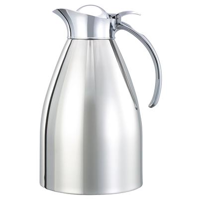 Service Ideas MAR15PS 1 1/2 liter Carafe w/ Vacuum Insulation, Polished Stainless Finish, Silver