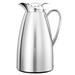 Service Ideas CJZ1CH 1 liter Vacuum Carafe w/ Glass Liner, Chrome, Silver