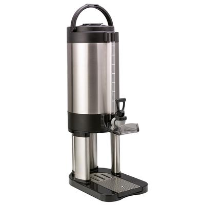 Service Ideas GIUSL15G 1 1/2 gal Thermal Coffee Dispenser w/ Base & Brew Thru Top - Stainless Steel