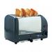 Cadco CTW-4M Slot Toaster w/ 4 Slice Capacity & 1"W Product Opening, 120v, Stainless Steel