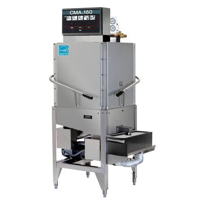 CMA Dishmachines CMA-180TC 240/1 High Temp Door Type Dishwasher w/ 60 Racks/hr Capacity, 240v/1ph, Stainless Steel