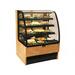 Structural Concepts HMG6353R 27" Full Service Bakery Case w/ Curved Glass - (4) Levels, 110/120v/1ph, Brown