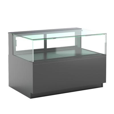 Structural Concepts NR4833RSV 47 3/4" Reveal Full Service Bakery Case w/ Straight Glass - 1 Level, 110-120v, Black