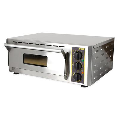 Equipex PZ-431S Countertop Pizza Oven - Single Deck, 208 240v/1ph, Stainless Steel