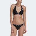 Bustier-Bikini ADIDAS PERFORMANCE "NECKHOLDER BIKINI" Gr. S, N-Gr, schwarz-weiß (black, white) Damen Bikini-Sets Bekleidung