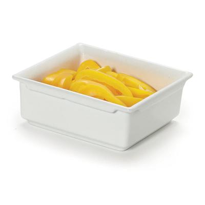 Bugambilia CIH1/6-WW 2 1/2"D Sixth Size Food Pan - Resin Coated Aluminum, White, 1/6 Size