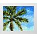 Brey 24x20 White Modern Wood Framed Museum Art Print Titled - Island Palm I